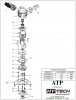 ATP ATP360VL-9 3 HP 9" VERTICAL GRINDER - 6,000 RPM