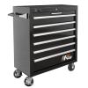 Homak BK04036061 36" H2Pro Roller Cabinet - Black