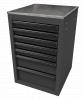 Homak BK08022070 22" RS Pro Side Cabinet - Black