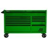 Homak LG04054010 54" RS Pro Rolling Cabinet - Lime Green