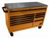 Homak OG04054014 54” RS Pro Roller Cabinet with SS Top - Orange
