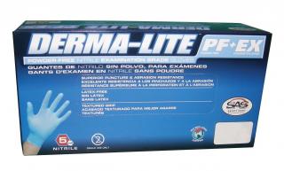 Derma-Lite Nitril Gloves, 100 Gloves per Box, Large