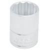 Urrea Professional Tools 5419M Metric Socket, 1/2 Drive, 12-Point, 19mm