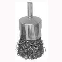 Weiler 44432 V-Groove Hand Wire Scratch Brush, .012 SS Fill, Curved Handle,  3 x 19 Rows - 012382444327