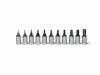 Wright Tool 205 1/4" Dr Hex Bit Socket Set, 1/16" - 5/16", 11 Pc