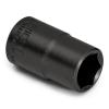 Wright Tool 34018 1/2" Dr x 9/16" Socket, 6 Pt, Standard, Black