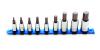 Wright Tool 360 3/8" & 1/2" Dr Hex Bit Socket Set, 4mm -17mm, 9 Pc