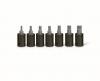 Wright Tool 362 3/8" Dr Hex Bit Impact Socket Set, 1/8" - 3/8", 7 Pc