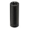 Wright Tool 4796 1/2" Dr x 1-1/8" Impact Socket, 8 Pt, Deep