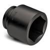 Wright Tool 848-85MM 1-1/2" Dr x 85mm Impact Socket, 6 Pt, Standard