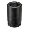 Wright Tool 849-80MM 1-1/2" Dr x 80mm Impact Socket, 6 Pt, Deep