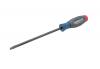 Wright Tool 9154 Slotted Screwdriver, Cushion Grip, 5/16" Tip, 6" Blade Length, Round Shank